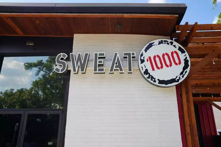 Oracle Signs Texas - Photo of an LED Signs for Sweat 1000 LED lighting